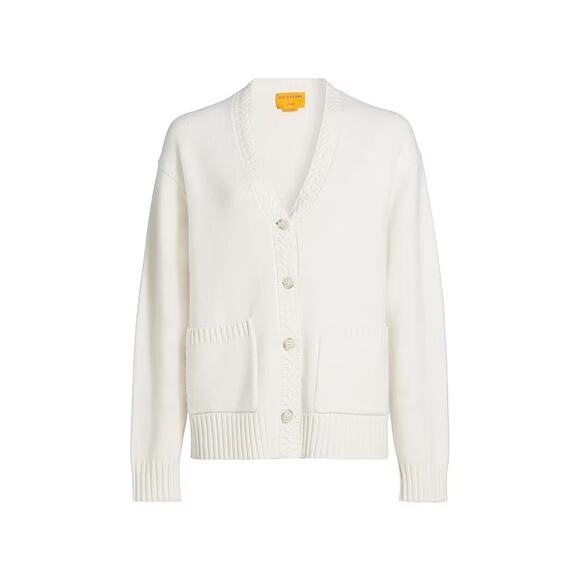 Guest in Residence Cashmere V-Neck Cardigan Size Medium - Picture 1 of 9